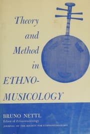 Tapa de Theory and method of ethnomusicology