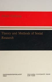 Tapa de Theory and Methods of Social Research