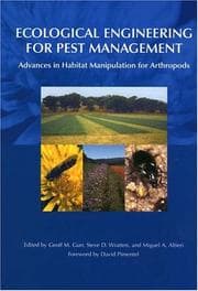 Tapa de Ecological engineering for pest management