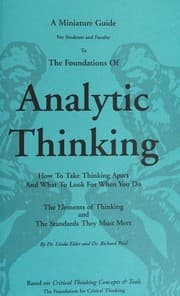 Tapa de The thinker's guide to analytic thinking