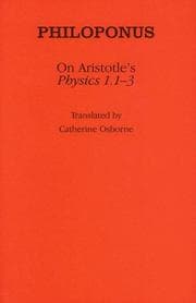 Tapa de On Aristotle's "Physics 1.13"