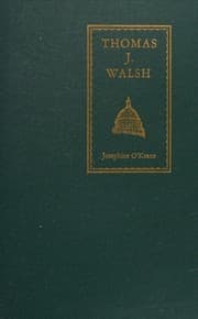 Tapa de Thomas J. Walsh, a Senator from Montana