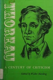 Tapa de Thoreau a Century of Criticism 2ND Edition