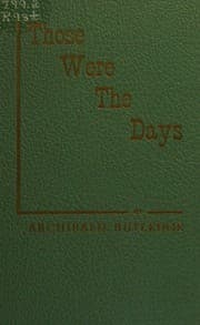 Tapa de Those were the days