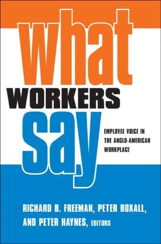 Tapa de What Workers Say