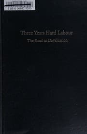 Tapa de Three years hard Labour
