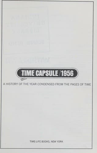 Tapa de Time Capsule/1956