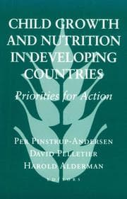 Tapa de Child growth and nutrition in developing countries