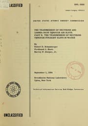 Tapa de Transmission of neutrons and gamma-rays through air slots