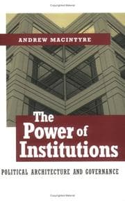 Tapa de The Power of Institutions
