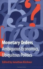 Tapa de Monetary Orders