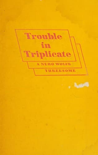 Tapa de Trouble in triplicate