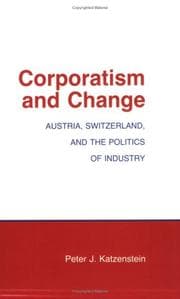 Tapa de Corporatism and Change
