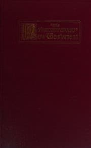 Tapa de The Twentieth Century New Testament