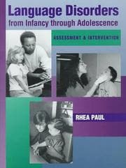 Tapa de Language disorders from infancy through adolescence