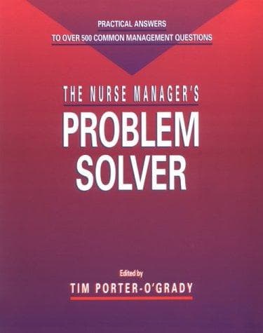 Tapa de The Nurse manager's problem solver