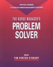 Tapa de The Nurse manager's problem solver