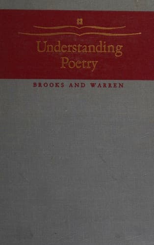 Tapa de Understanding Poetry Hardcover By Brooks and Warren