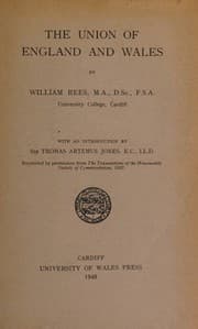 Tapa de THE UNION OF ENGLAND AND WALES