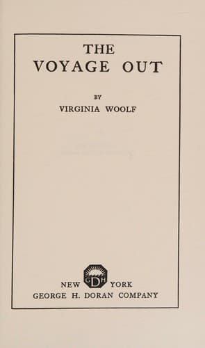 Tapa de The voyage out,