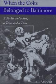 Tapa de When the Colts belonged to Baltimore