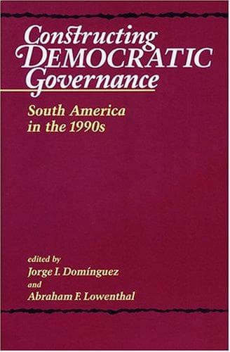Tapa de Constructing democratic governance