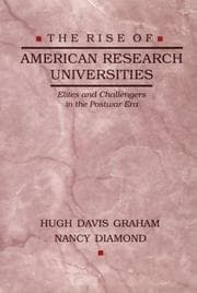 Tapa de The rise of American research universities