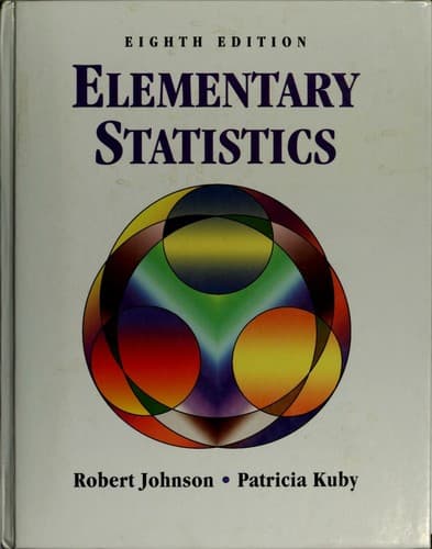 Tapa de Elementary statistics.