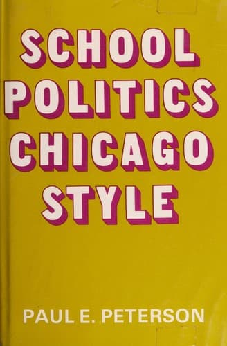 Tapa de School politics, Chicago style