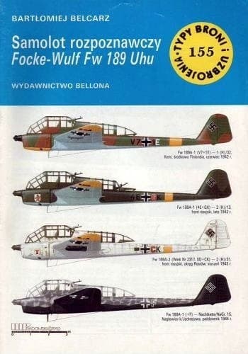 Tapa de Samolot rozpoznawczy Focke-Wulf Fw 189 Uhu
