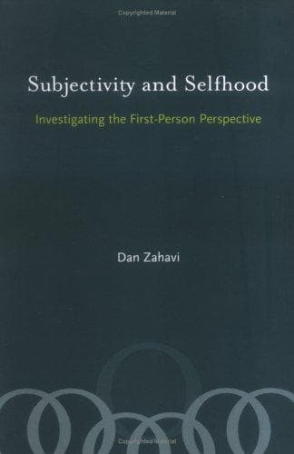Tapa de Subjectivity and selfhood
