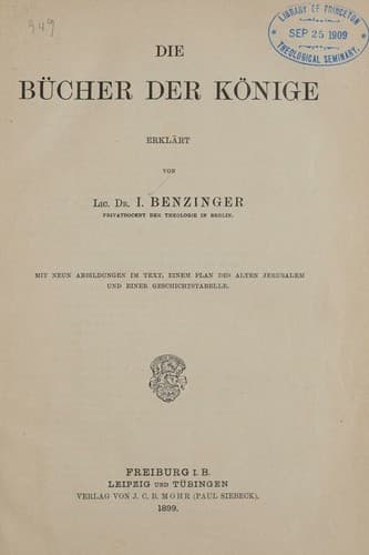Tapa de Die Bücher der Könige