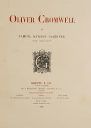 Tapa de Oliver Cromwell