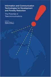 Tapa de Information and communication technologies for development and poverty reduction