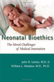 Tapa de Neonatal bioethics
