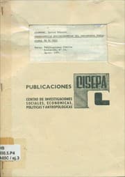 Tapa de Consecuencias socioeconómicas del crecimiento poblacional en el Perú