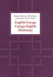 Tapa de English-Cayuga/Cayuga-English dictionary =