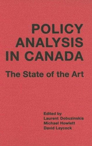 Tapa de Policy Analysis in Canada
