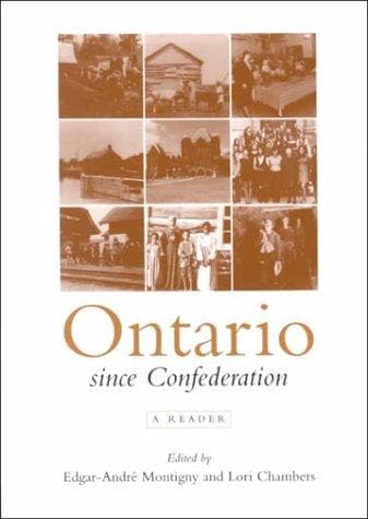 Tapa de Ontario since Confederation