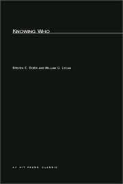 Tapa de Knowing Who
