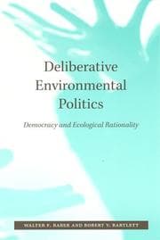 Tapa de Deliberative Environmental Politics