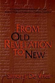 Tapa de From old Revelation to new