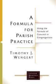 Tapa de A formula for parish practice