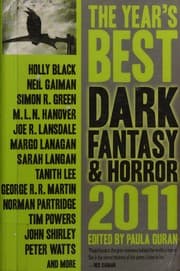 Tapa de The Year's Best Dark Fantasy & Horror 2011