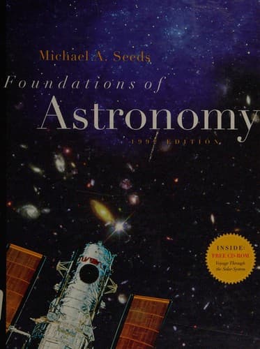 Tapa de Foundations of astronomy