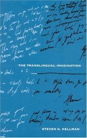 Tapa de The translingual imagination