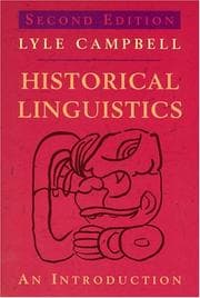 Tapa de Historical linguistics