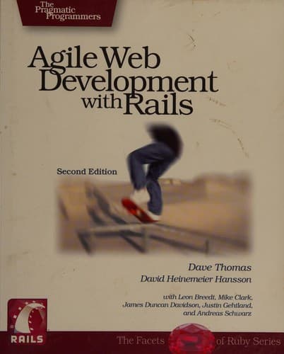 Tapa de Agile web development with rails