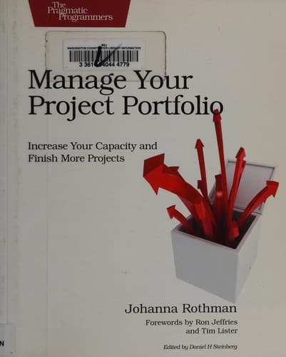 Tapa de Manage Your Project Portfolio