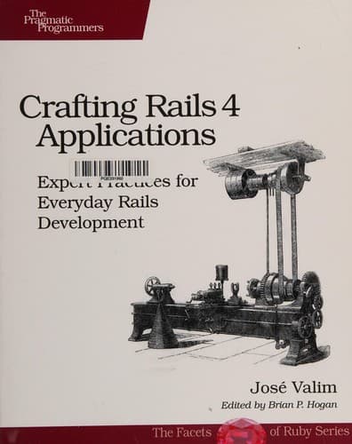 Tapa de Crafting Rails 4 Applications